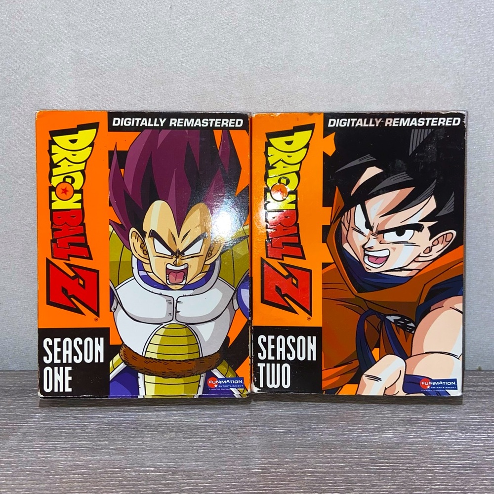 DRAGONBALL Z Seasons 1 & 2 DVD Animation Vegeta Saga & Namek/Captain Ginyu Sagas